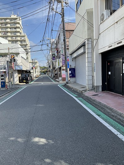 北久里浜駅から店までの道
